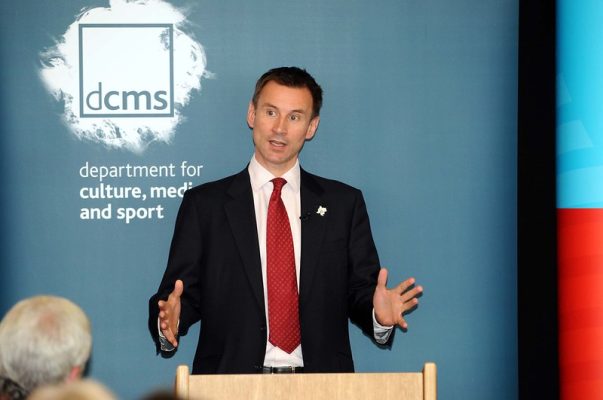 Copyright free image of Jeremy Hunt. Source Flickr