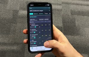 Mobile sports betting key to rise in problem gambling Sports betting on Bet355 app, showing odds for Conference League games