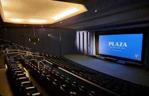 Screen room in Plaza Cinema.