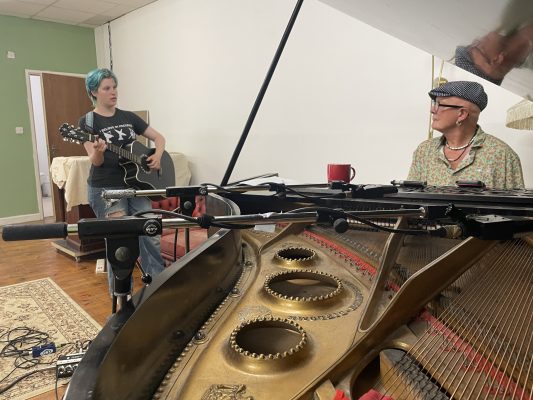 Music making in Somerset studio