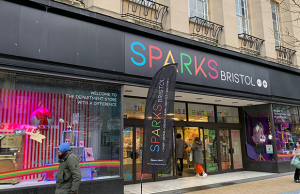 Sparks Bristol thriving despite UK sales dropping to pandemic levels Outside Sparks in city centre
