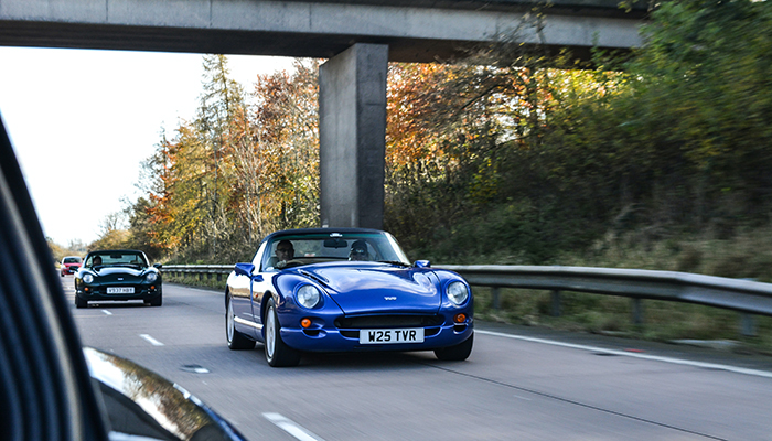 A car on a motorway