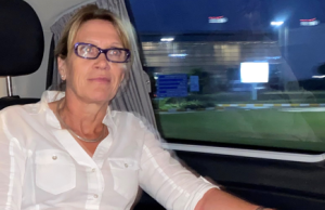 Gaynor Lord: Body found in River Wensum Gaynor Lord, who has been missing for a week is sitting in a car.