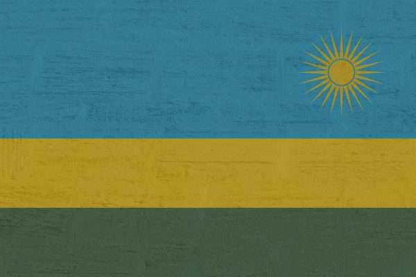Image by Kaufdex from Pixabay of Rwandan flag