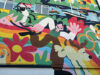 The Wallace and Gromit mural by David Bain celebrates Bristol's popular duo