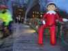 The Elf on the Shelf at Pero's Bridge last year