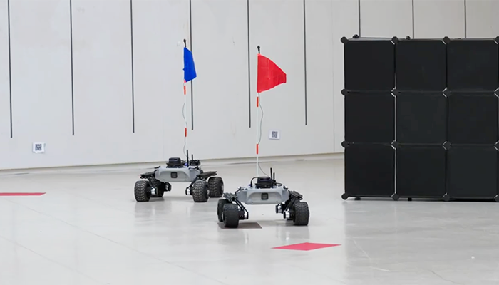 The 'Leo-robots' in action.