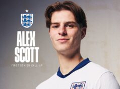 Former Bristol City star Alex Scott receives first England call-up